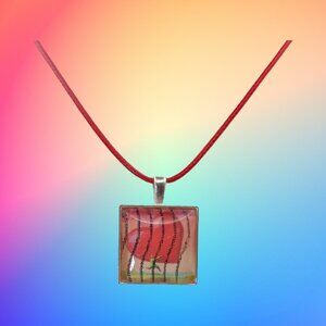 Handmade Original Stamp Pendant Necklace